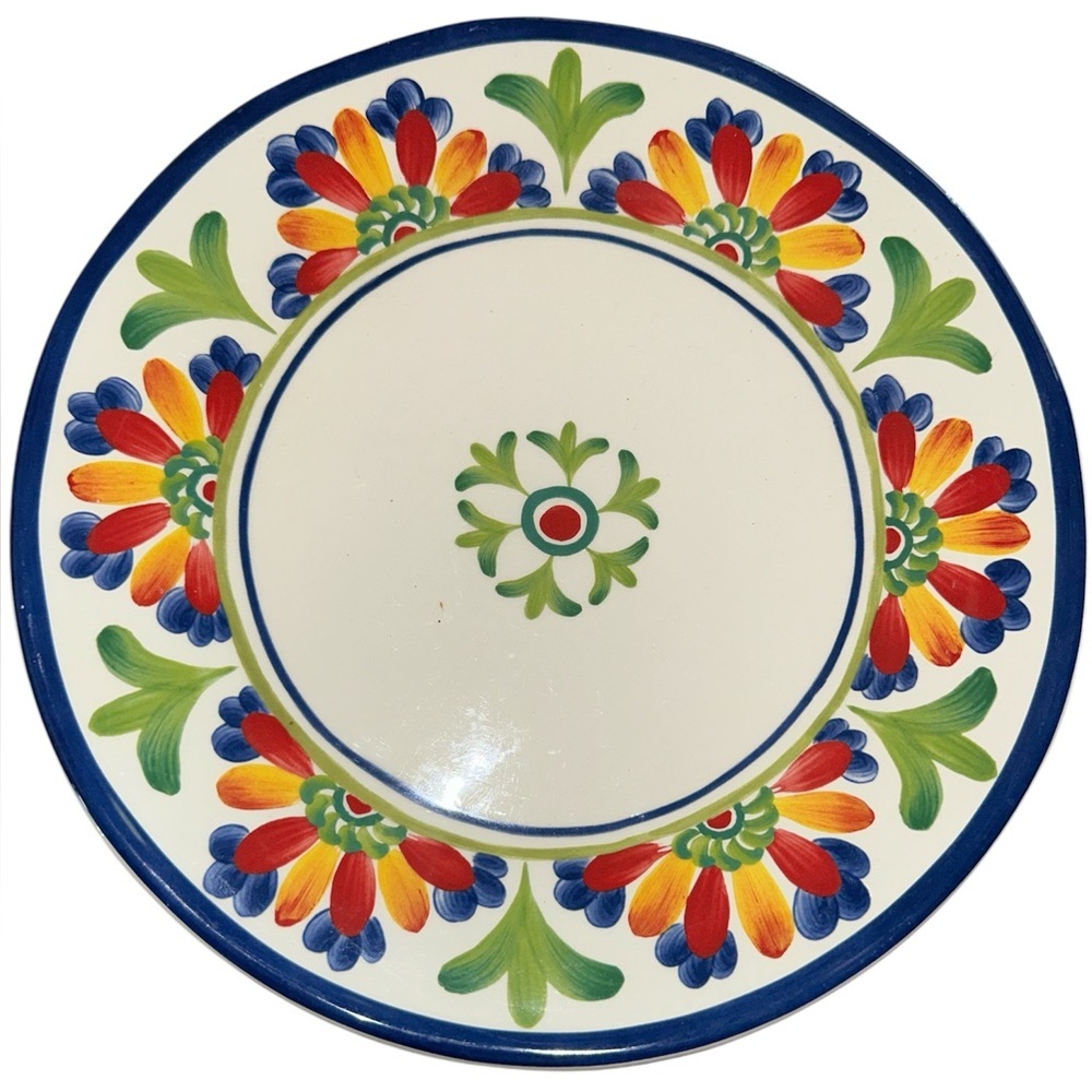 ⭐️ lot 2 Joyce Shelton Studio Palermo Dinner Plate Certified International 11.25